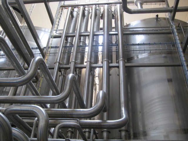 Stainless steel product piping