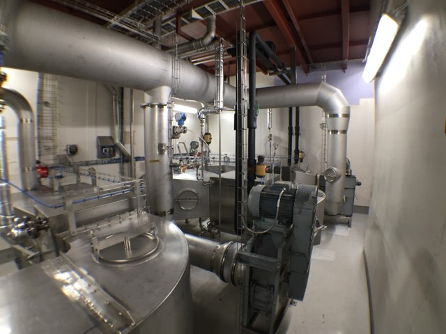 Fan and air handling station